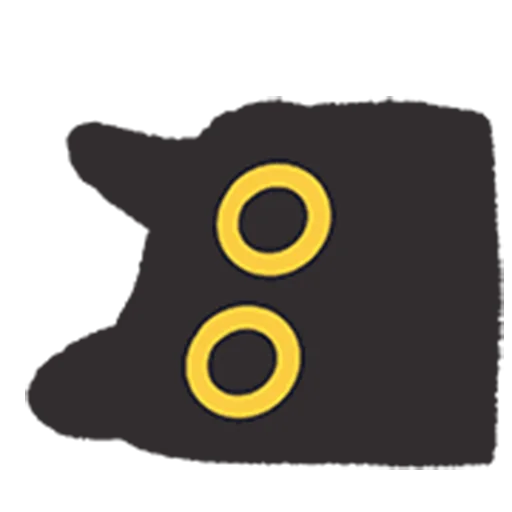 Стикер 33 black kitty sticker pack