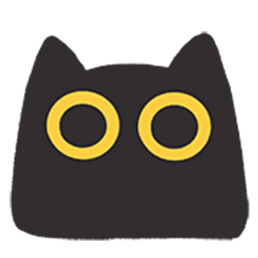 Обложка набора black kitty sticker pack