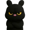 😼 Эмодзи «Черный кролик» для Telegram