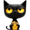 🍟 Эмодзи «Черный Смич» для Telegram