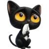 🥺 Эмодзи «Черный Смич» для Telegram