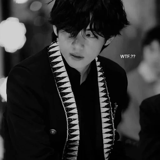 🖤 Стикер «black taehyung» для Telegram