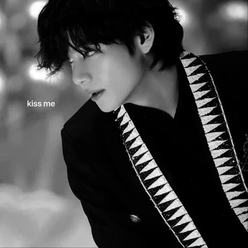 🖤 Стикер «black taehyung» для Telegram