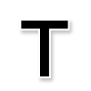 😉 Эмодзи «Черные буквы с контуром и наоборот» для Telegram