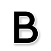 😉 Эмодзи «Черные буквы с контуром и наоборот» для Telegram