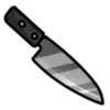 Стикер 11 Black White Red