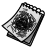 Стикер 55 Black White Red