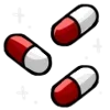 Стикер 2 Black White Red