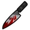 Стикер 12 Black White Red