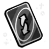 Стикер 8 Black White Red