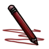 Стикер 56 Black White Red