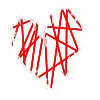 Стикер 32 Black &amp; White &amp; Red #color #white