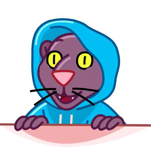 😨 Стикер «Black Panther» для Telegram