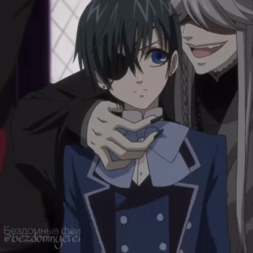 😈 Стикер «Black Butler» для Telegram
