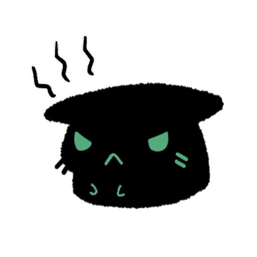 😠 Стикер «Black Cat» для Telegram