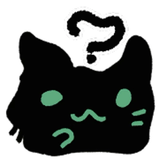 ❔ Стикер «Black Cat» для Telegram