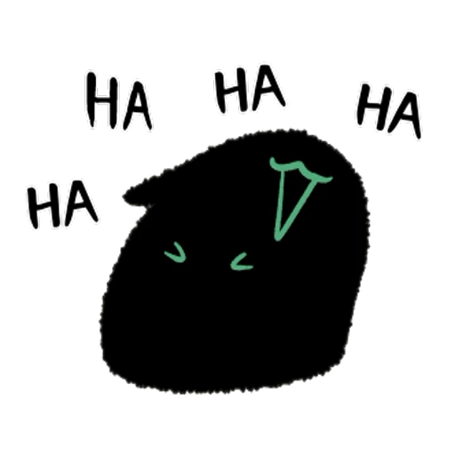 😂 Стикер «Black Cat» для Telegram