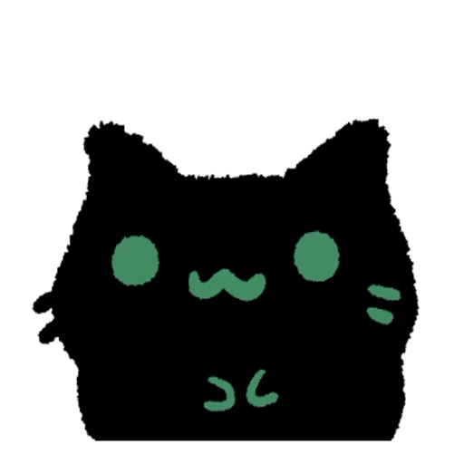 🥲 Стикер «Black Cat» для Telegram