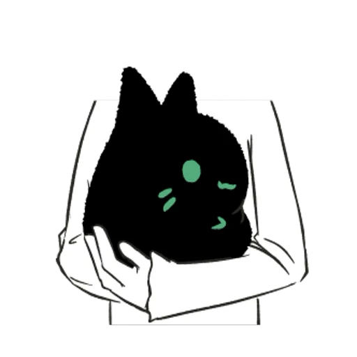 🐈‍⬛ Стикер «Black Cat» для Telegram