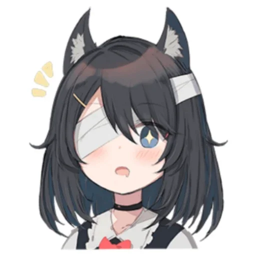 💫 Стикер «Black cat Eve» для Telegram