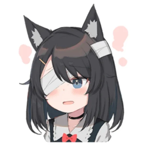 ⁉️ Стикер «Black cat Eve» для Telegram