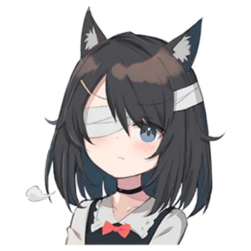 🤨 Стикер «Black cat Eve» для Telegram