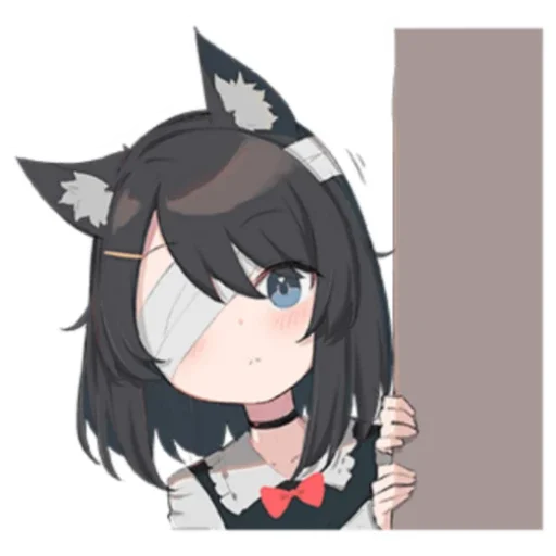 Стикерпак Black cat Eve для Telegram