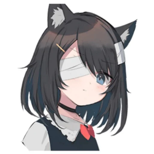 👿 Стикер «Black cat Eve» для Telegram