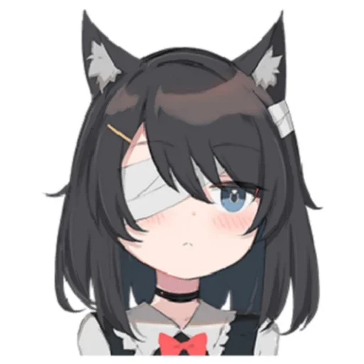 😒 Стикер «Black cat Eve» для Telegram