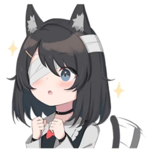 🤩 Стикер «Black cat Eve» для Telegram