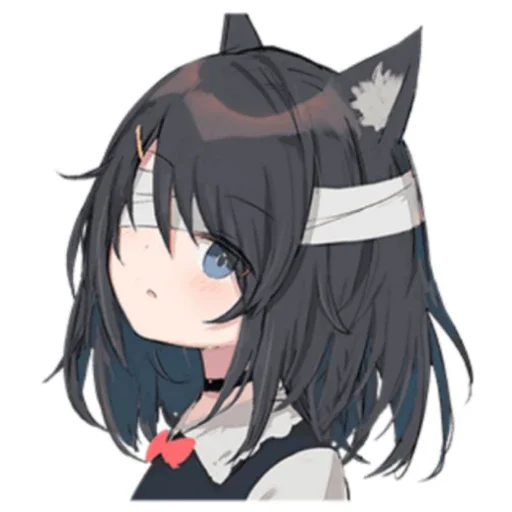 💀 Стикер «Black cat Eve» для Telegram