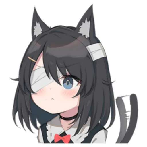 😳 Стикер «Black cat Eve» для Telegram
