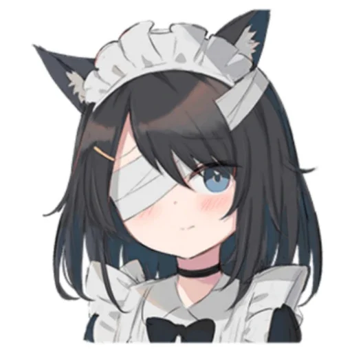😏 Стикер «Black cat Eve» для Telegram