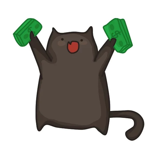 Стикерпак Black Cat для Telegram