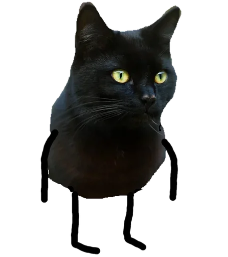 🤪 Стикер «Black C» для Telegram