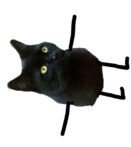 😜 Стикер «Black C» для Telegram