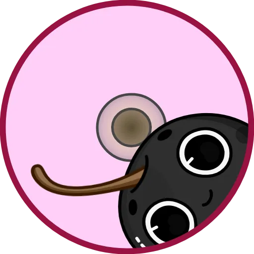 🦝 Эмодзи «Black Cherry Club - чёрная вишенка» для Telegram