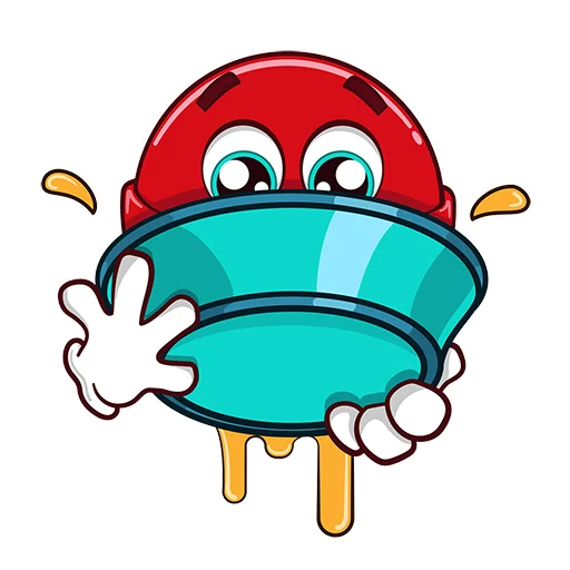 🍽 Стикер «Black Chup» для Telegram