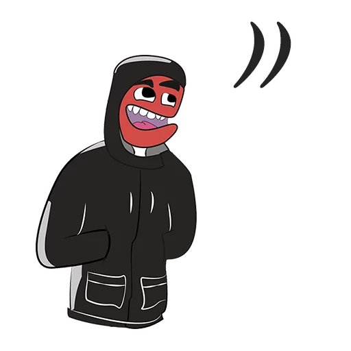 😅 Стикер «Black Chup» для Telegram