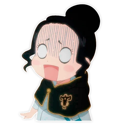 😱 Стикер «Black clover / Чёрный клевер» для Telegram