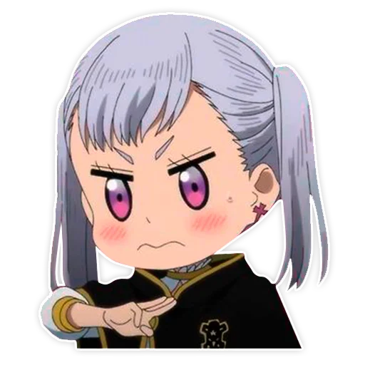 ☺️ Стикер «Black clover / Чёрный клевер» для Telegram