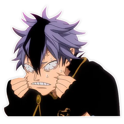 😩 Стикер «Black clover / Чёрный клевер» для Telegram