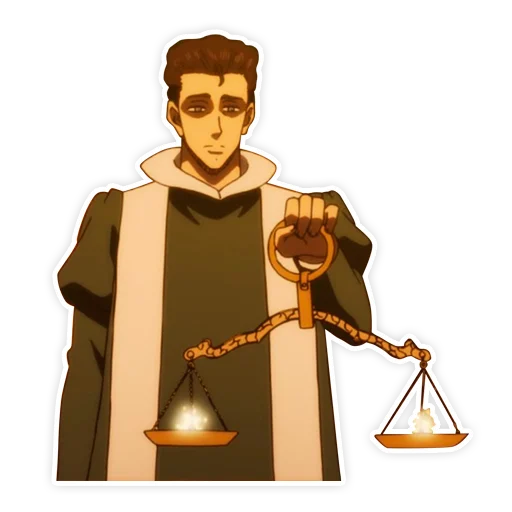 🤨 Стикер «Black clover / Чёрный клевер» для Telegram
