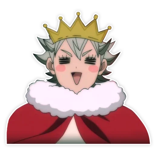 🤩 Стикер «Black clover / Чёрный клевер» для Telegram