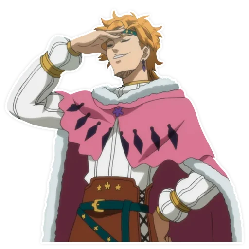 🧐 Стикер «Black clover / Чёрный клевер» для Telegram