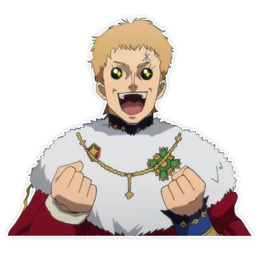 🤩 Стикер «Black clover / Чёрный клевер» для Telegram