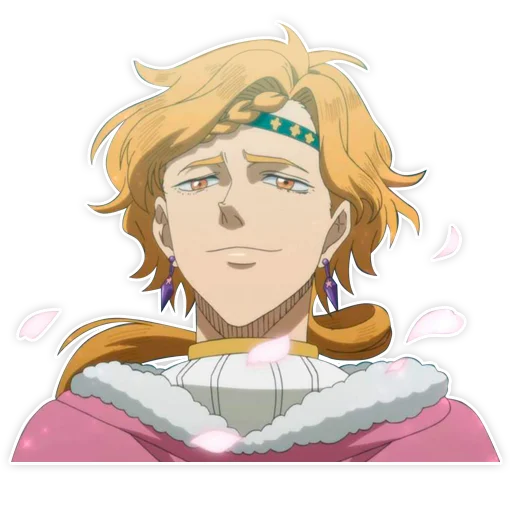 🤨 Стикер «Black clover / Чёрный клевер» для Telegram
