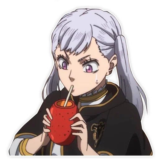 😳 Стикер «Black clover / Чёрный клевер» для Telegram