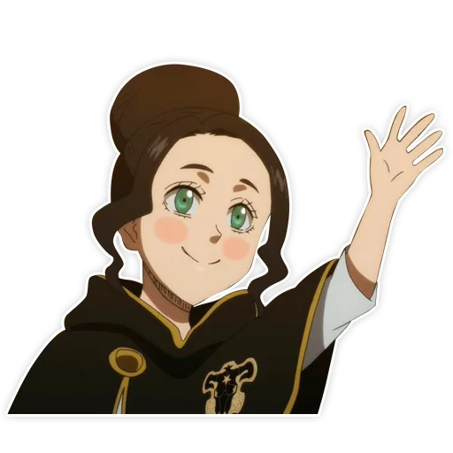 👋 Стикер «Black clover / Чёрный клевер» для Telegram