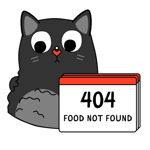 🍝 Стикер «BlackCyberCat» для Telegram